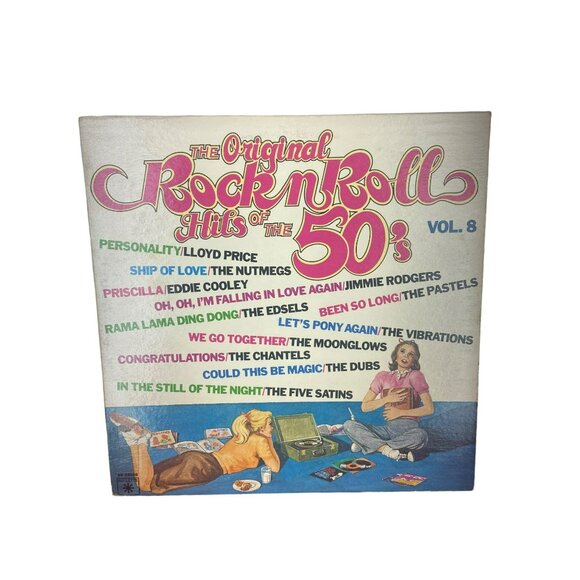 The Original Rock N' Roll Hits Of The 50's Vol. 8 (SR-59008) 1982 33rpm Comp LP - Picture 1 of 6